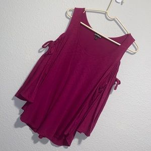 Raspberry 3/4 sleeve shirt